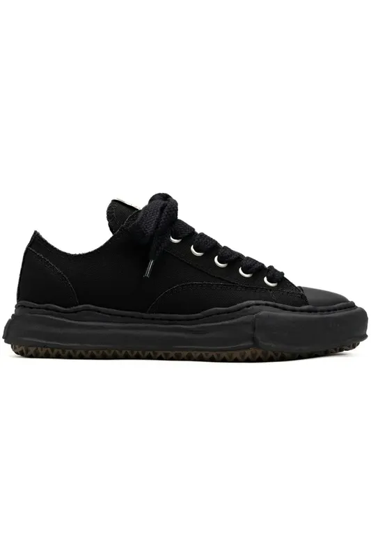 Maison Mihara Yasuhiro Peterson OG Sole Canvas Low Triple Black (A01FW702-BLK)