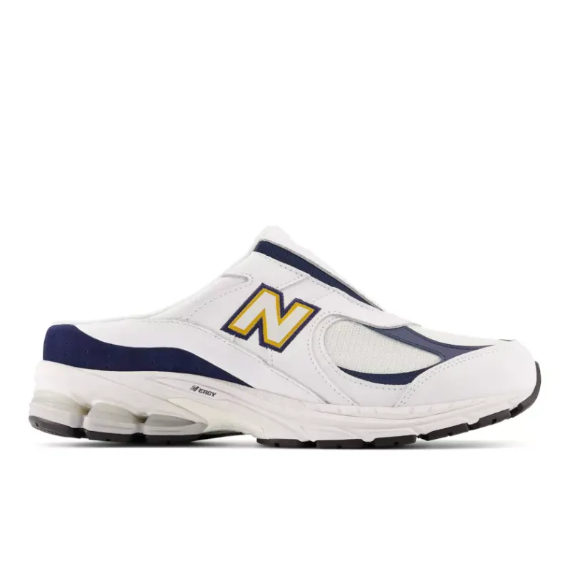New Balance 2002R Mule White Navy Blue (M2002RMO)