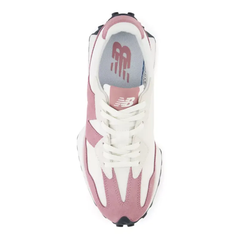 New Balance 327 Pink White Suede (Women’s) (WS327MB)