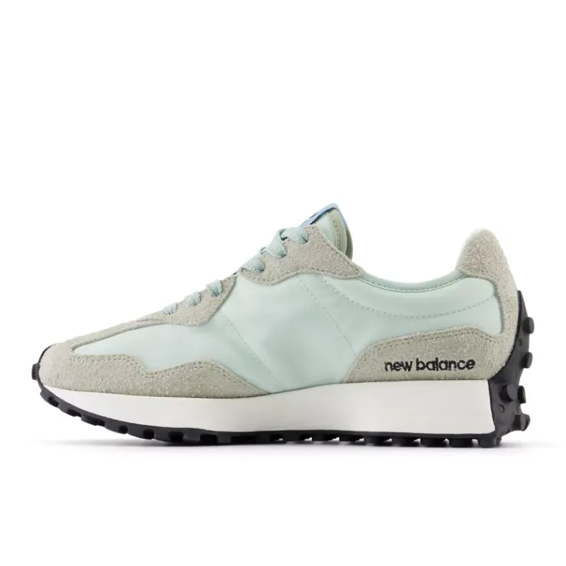 New Balance 327 White Black Grey Light Blue (Women’s) (WS327WD)