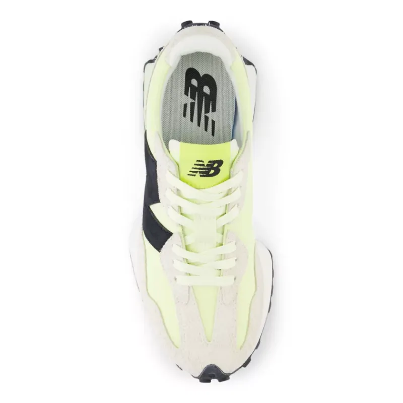 New Balance 327 White Black Grey Yellow (Women’s) (WS327WG)
