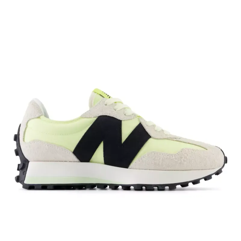 New Balance 327 White Black Grey Yellow (Women’s) (WS327WG)