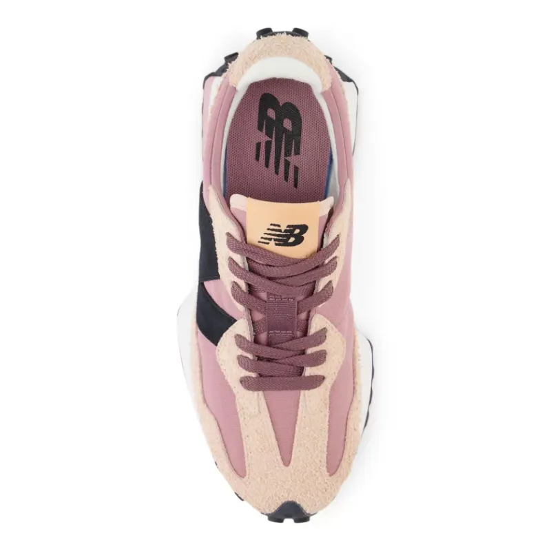 New Balance 327 White Black Pink (Women’s) (WS327WE)