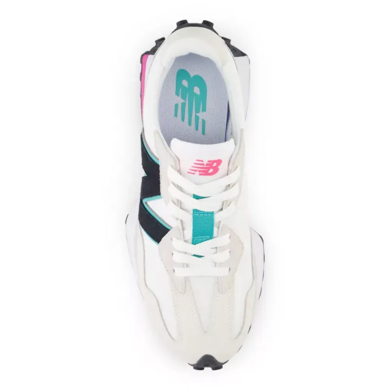 New Balance 327 White Grey Black Light Pink (Women’s) (WS327NA)