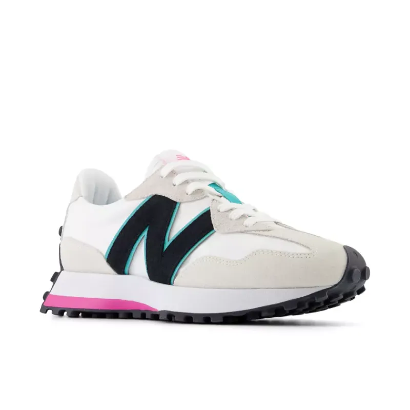 New Balance 327 White Grey Black Light Pink (Women’s) (WS327NA)
