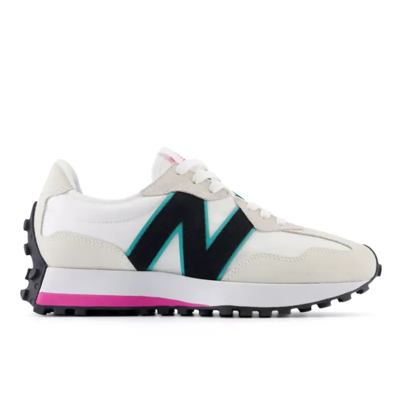 New Balance 327 White Grey Black Light Pink (Women’s) (WS327NA)