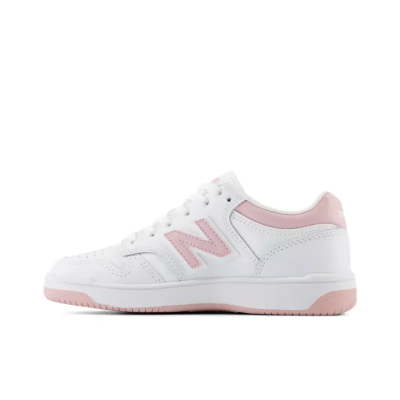 New Balance 480 White Orb Pink (PS) (PSB480OP)
