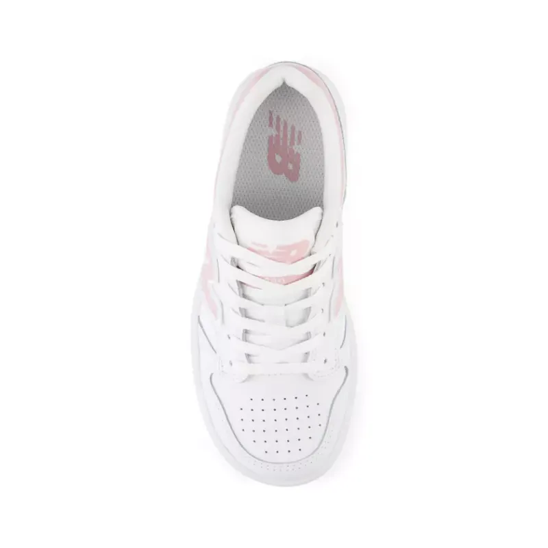 New Balance 480 White Orb Pink (PS) (PSB480OP)