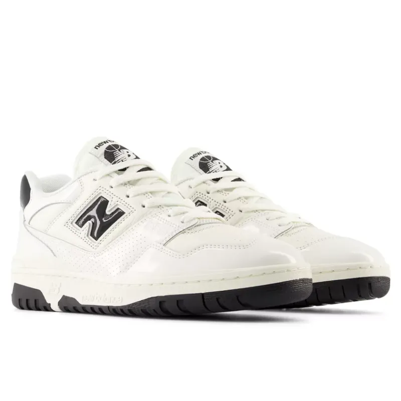 New Balance 550 Sea Salt Black Patent (BB550YKF)