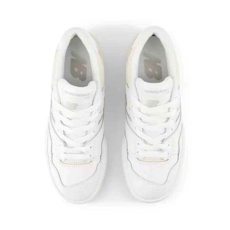 New Balance 550 White Cream Leather (GS) (GSB550BK)