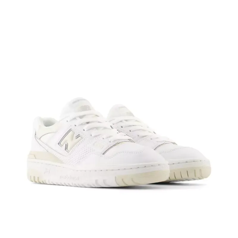 New Balance 550 White Cream Leather (GS) (GSB550BK)