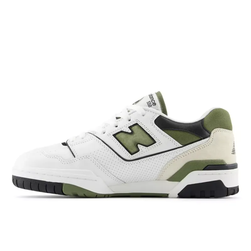 New Balance 550 White Dark Olivine (BB550DOB)