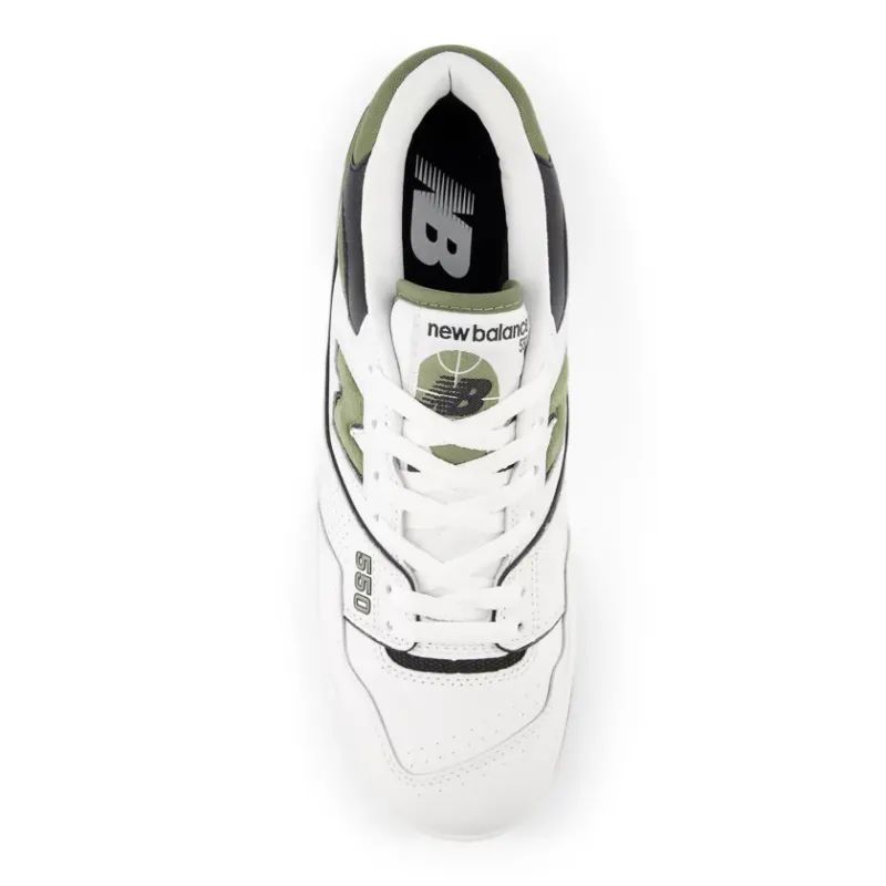 New Balance 550 White Dark Olivine (BB550DOB)