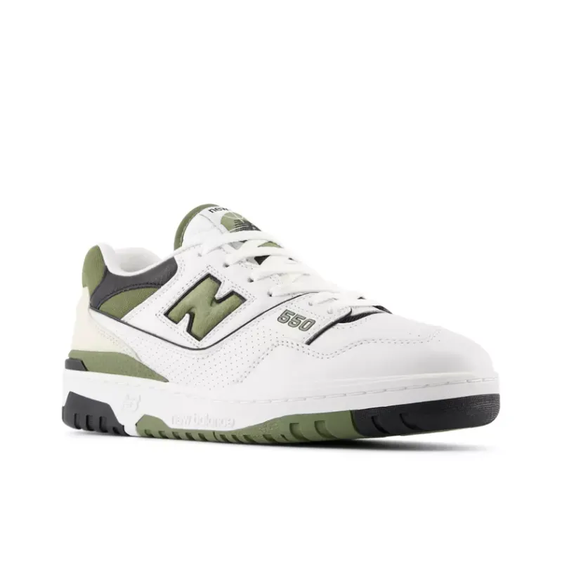 New Balance 550 White Dark Olivine (BB550DOB)