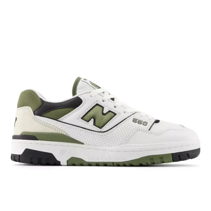 New Balance 550 White Dark Olivine (BB550DOB)