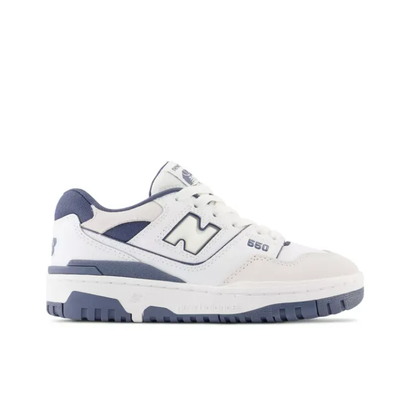 New Balance 550 White Vintage Indigo (GS) (GSB550TG)