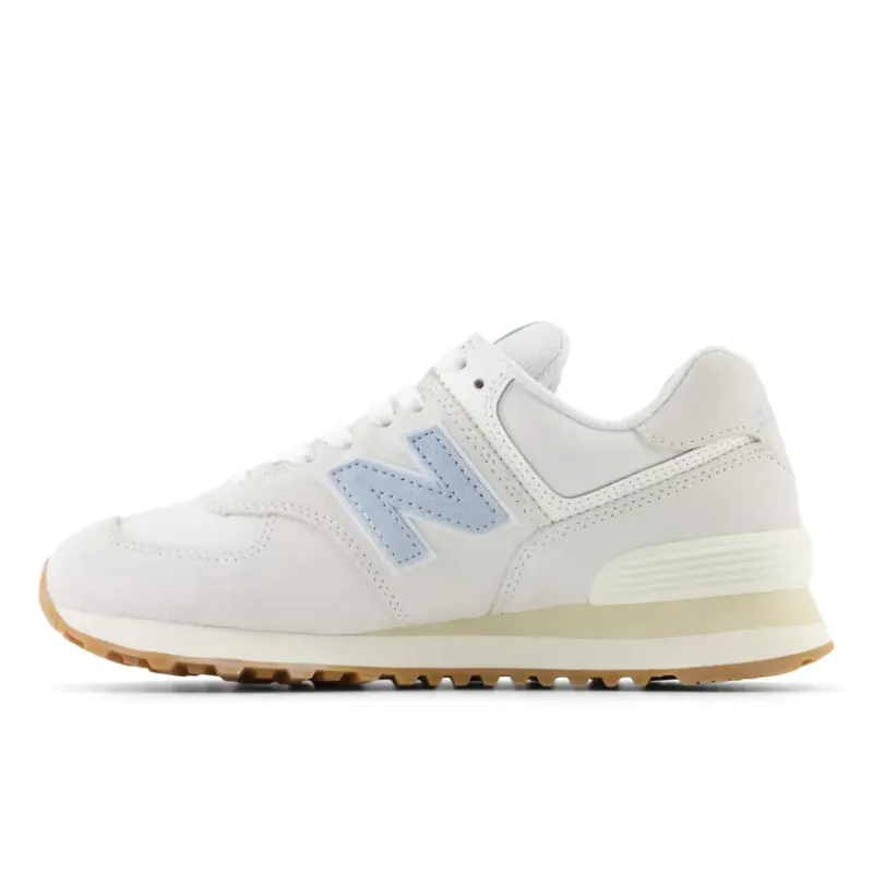 New Balance 574 Beige Ecru Blue Angora (Women’s) (WL574QA2)