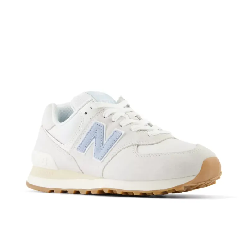 New Balance 574 Beige Ecru Blue Angora (Women’s) (WL574QA2)