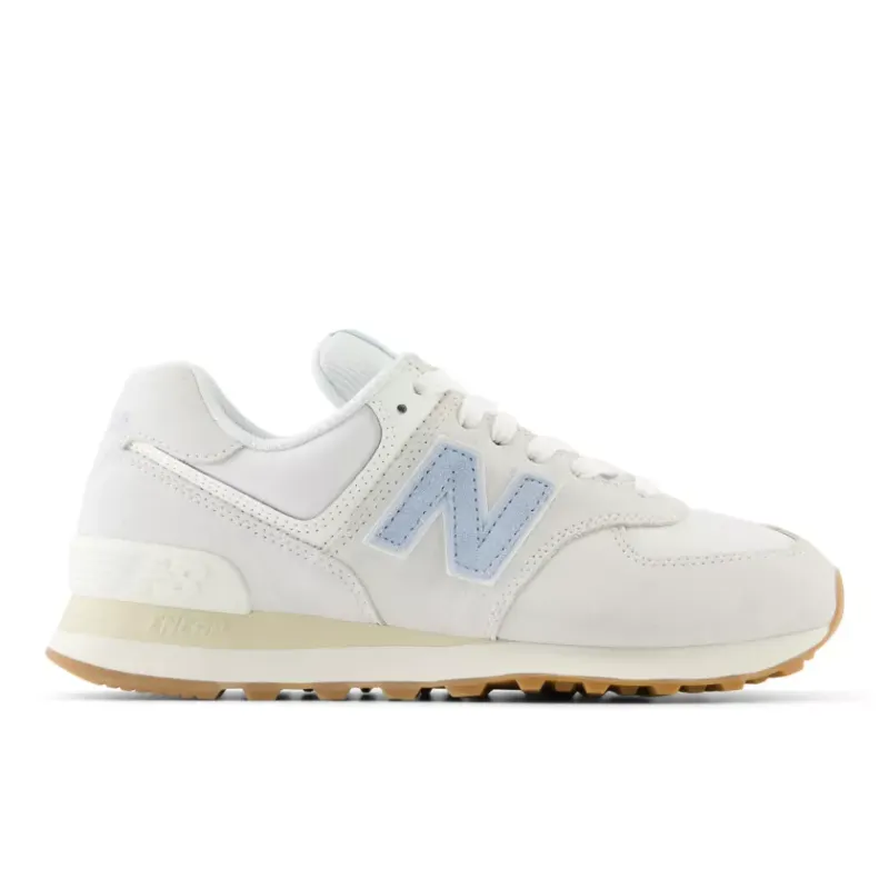 New Balance 574 Beige Ecru Blue Angora (Women’s) (WL574QA2)