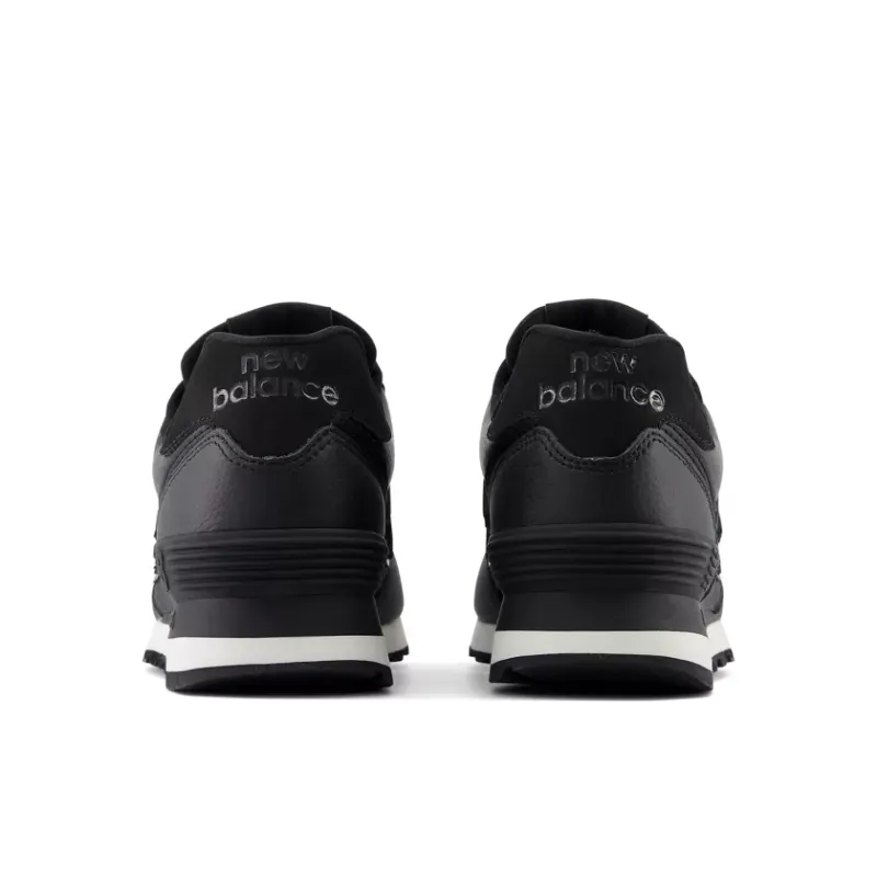 New Balance 574 Black Leather White Midsole (Women’s) (WL574IB2)