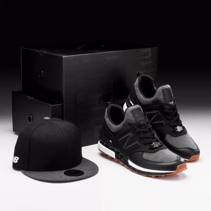 New Balance 574 Sport New Era Black Grey (Special Box) (MS574NE)