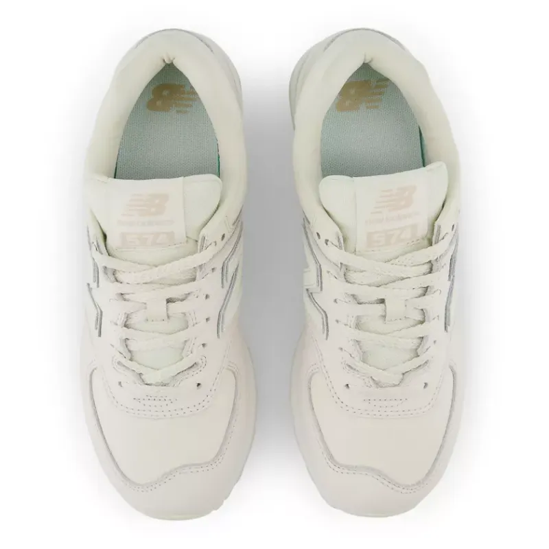 New Balance 574 Triple Cream Leather (Women’s) (WL574IR2)