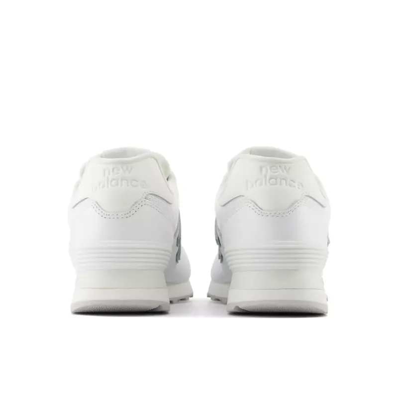 New Balance 574 Triple White Leather (Women’s) (WL574IM2)
