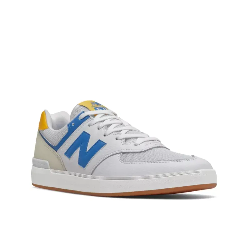 New Balance 574 White Blue (AM574BRU)