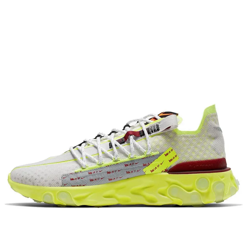 Nike React Runner ISPA Platinum Tint Volt Glow Team Red (CT2692-002)