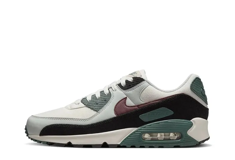 Nike Air Max 90 Burgundy Crush Vintage Green (FV6059-001)
