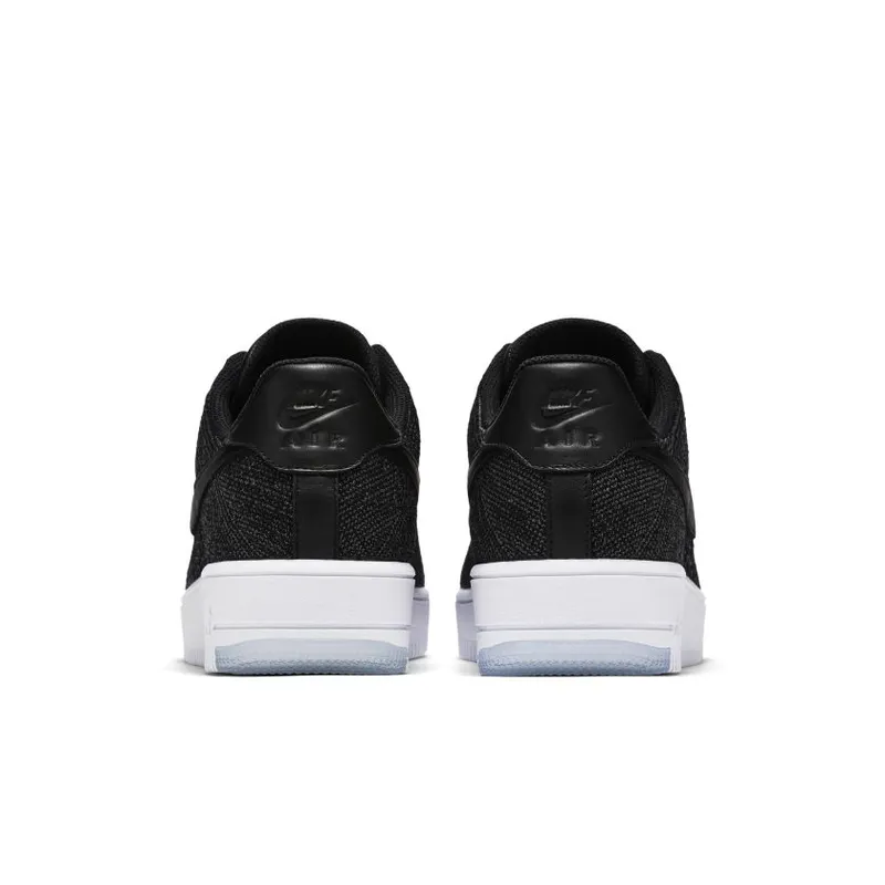 Nike Air Force 1 Flyknit Low Black White (817419-004)