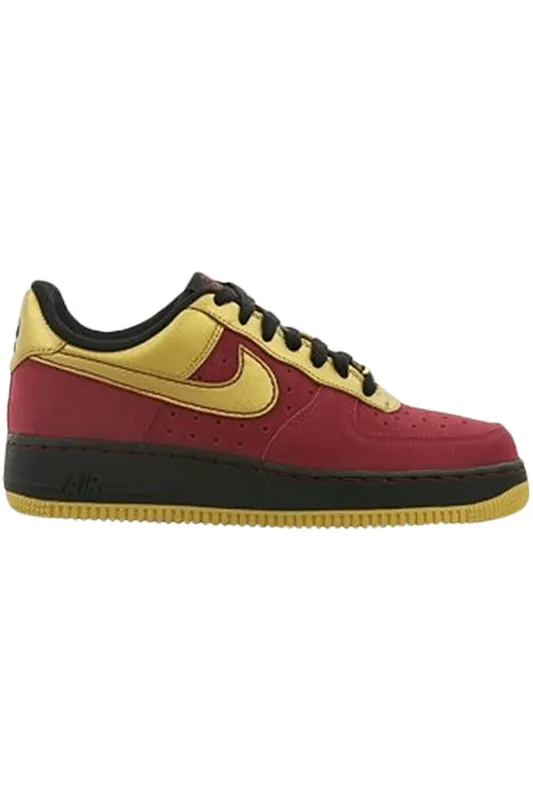 Nike Air Force 1 Low ’07 Team Red Metallic Gold (Women’s) (315115 671)