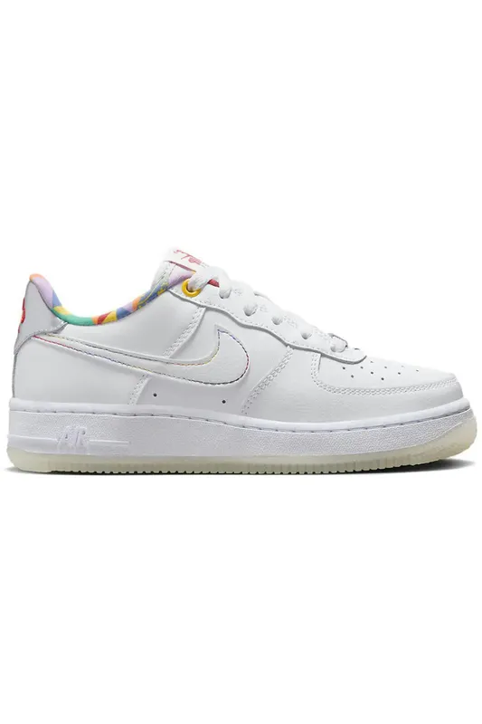 Nike Air Force 1 Low LV8 White Playful Print (GS) (FN8912-111)