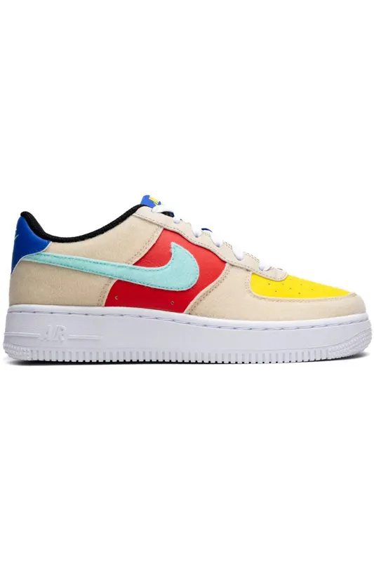Nike Air Force 1 Low Multi-Color Velcro (GS) (FN7818-100)