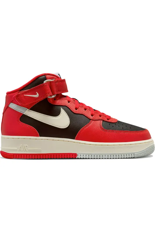 Nike Air Force 1 Mid LV8 Split Black Red (DZ2554-001)