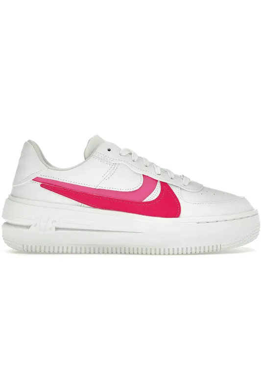 Nike Air Force 1 PLT.AF.ORM White Fireberry (Women’s) (FJ2986-100)