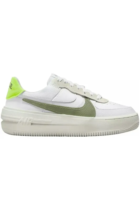 Nike Air Force 1 PLT.AF.ORM White Oil Green (Women’s) (FJ4739-100)