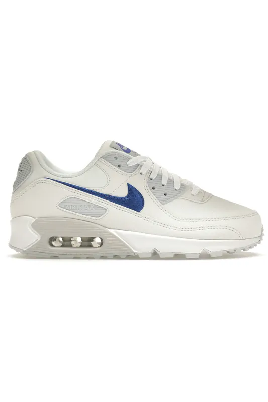 Nike Air Max 90 White Metallic Blue (Women’s) (DX0115-100)