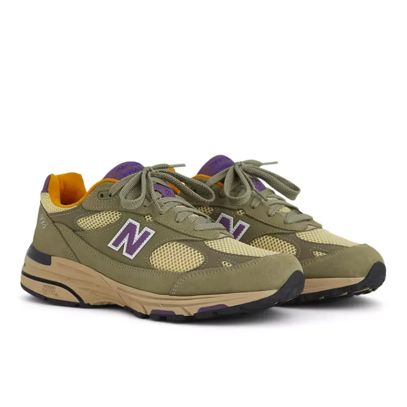 New Balance 993 Olive Leaf Maiz Brand (U993OL)