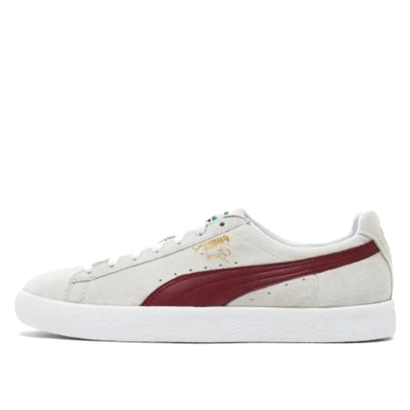 Puma Clyde Premium Core White Carbernet (362632-05)
