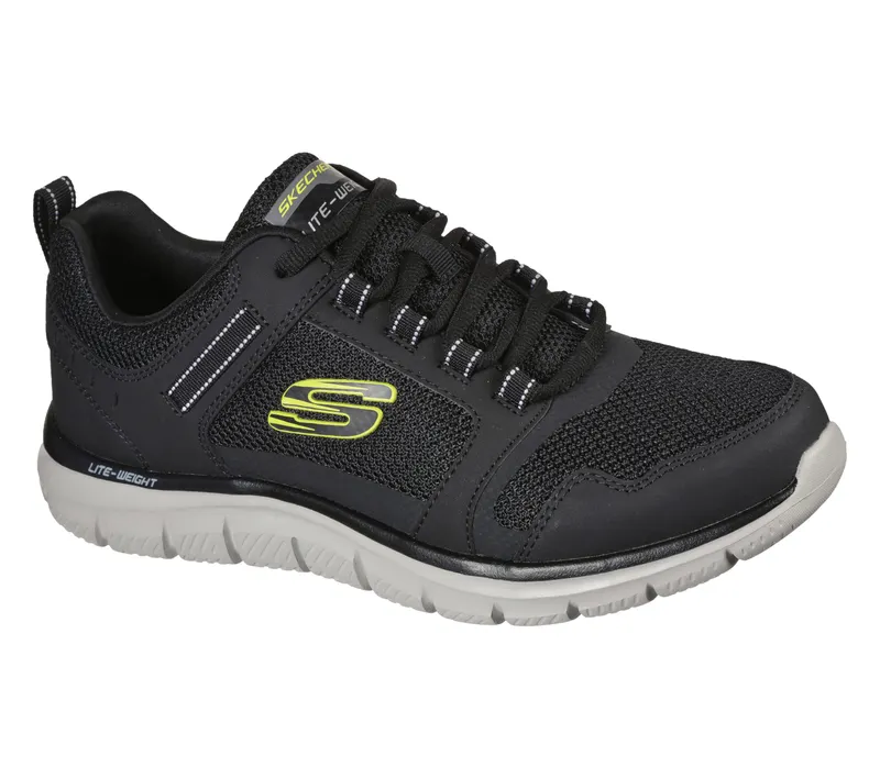 Skechers Track – Knockhill – Zwart / Limoen (232001-BKLM)
