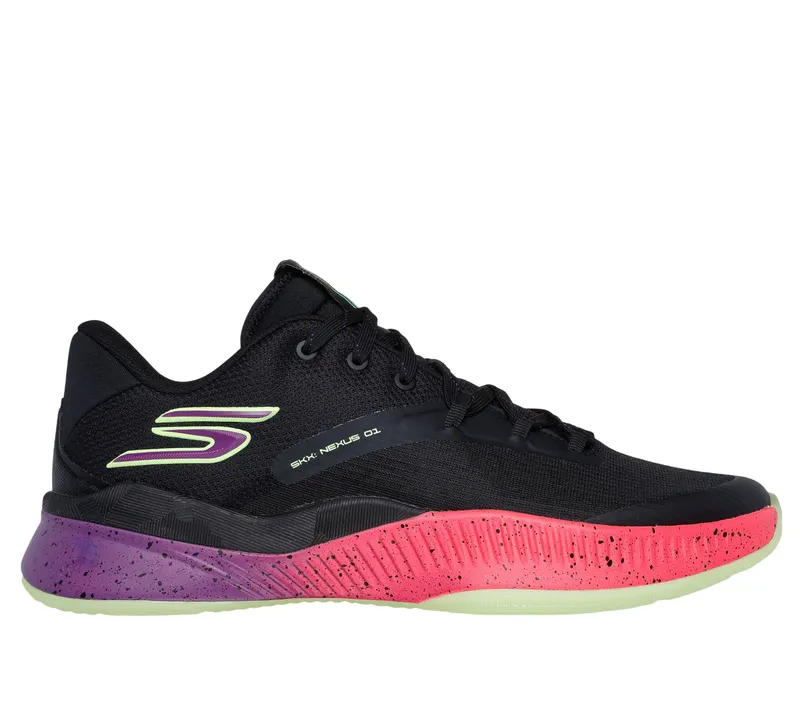 Skechers SKX NEXUS – Zwart / Purper / Roze (253015-BPPK)