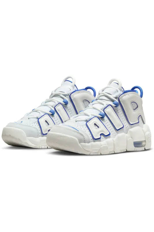 Nike Air More Uptempo Summit White Racer Blue (GS) (FN4857-100)