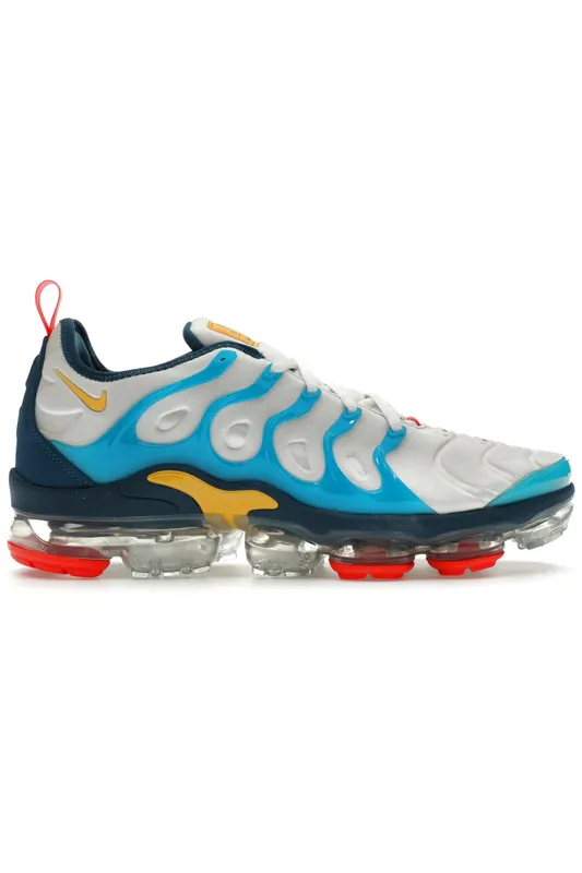 Nike Air VaporMax Plus White Citron Pulse Industrial Blue (FJ3999-100)