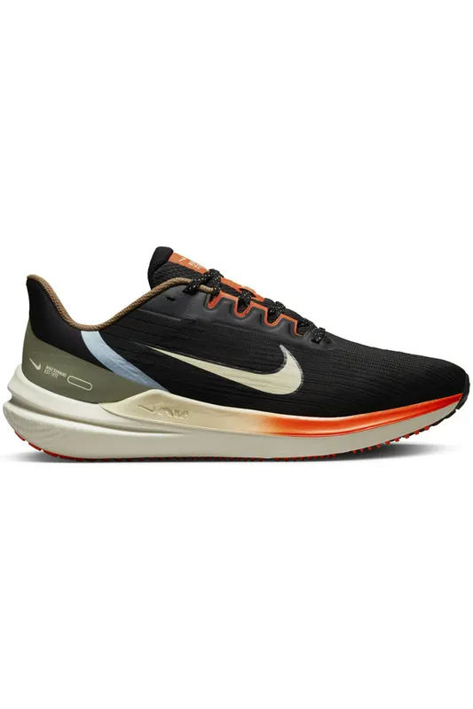 Nike Air Winflo 9 Black Green Safety Orange (DX6040-071)