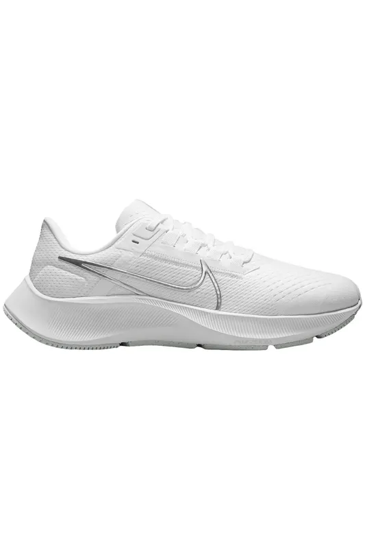 Nike Air Zoom Pegasus 38 White Metallic Silver (Women’s) (CW7358-100)