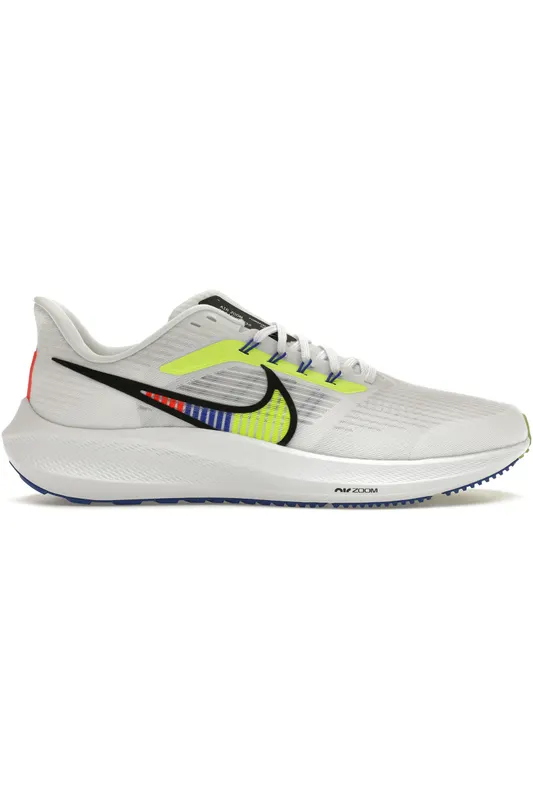 Nike Air Zoom Pegasus 39 PRM White Volt Racer Blue (DX1627-100)