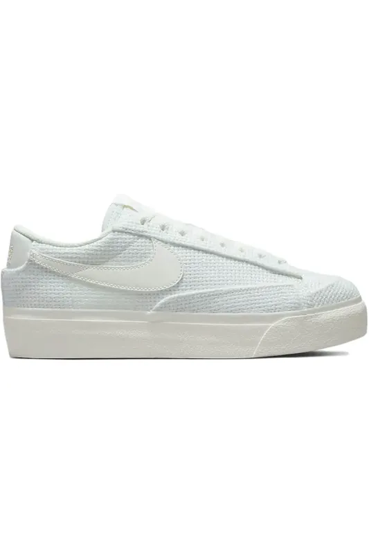 Nike Blazer Low Platform Woven Summit White (Women’s) (DN0744-100)