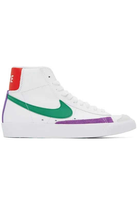 Nike Blazer Mid 77 Vintage White Green Fuchsia (Women’s) (CZ1055-123)