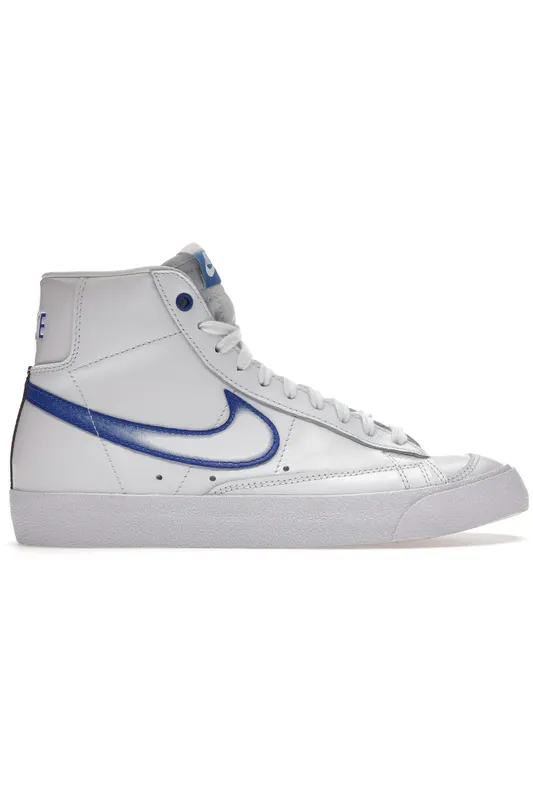 Nike Blazer Mid Airbrush White Royal (Women’s) (DD9685-100)